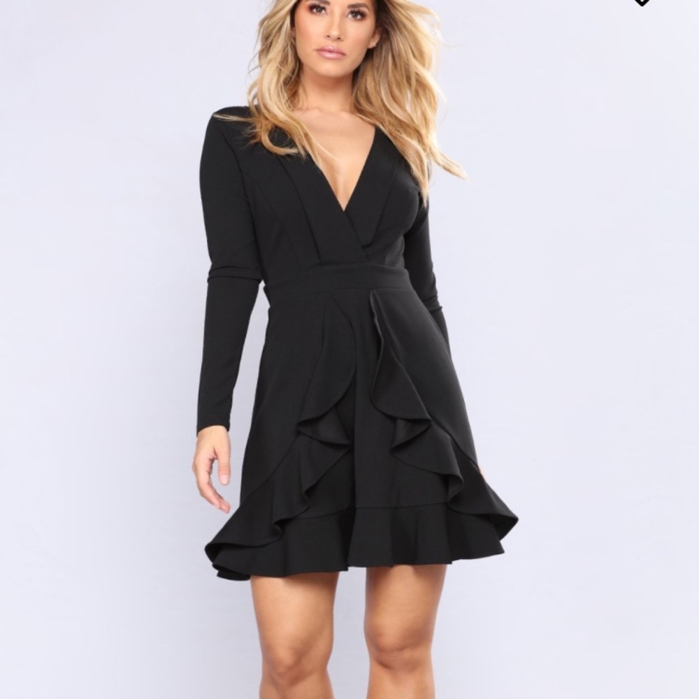Black mini dress!